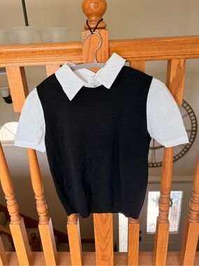 INDUSTRY layered sweater vest top
